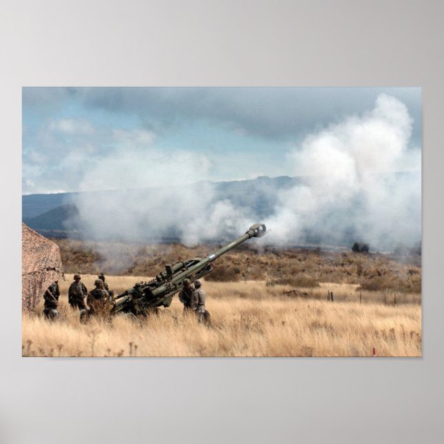 M777 155 mm Howizter Poster (Framsidan)