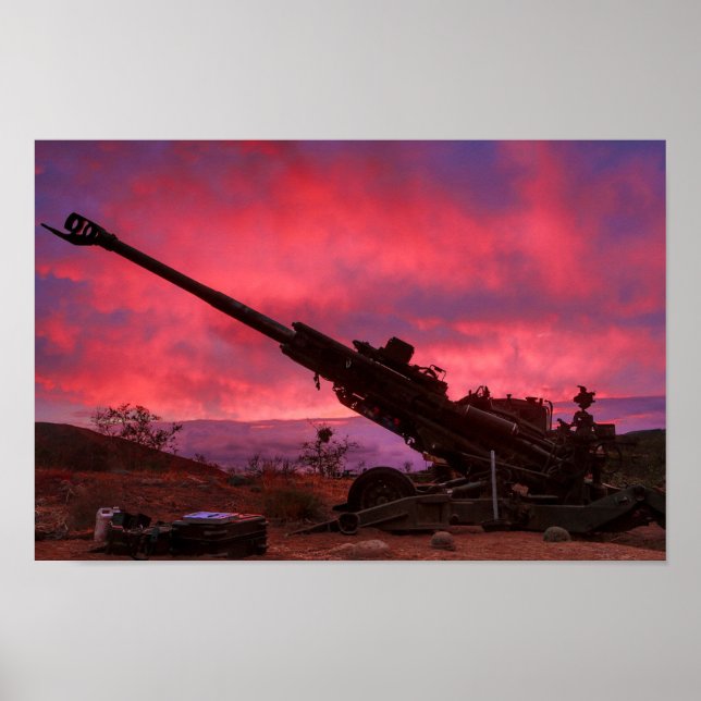 M777-A2 Howitzer Poster (Framsidan)