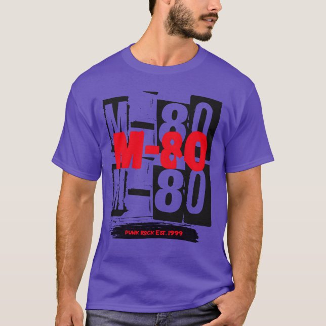 M80 Punkbandet M80 Punk vän T Shirt (Framsida)