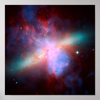 M82 Galaxy Poster