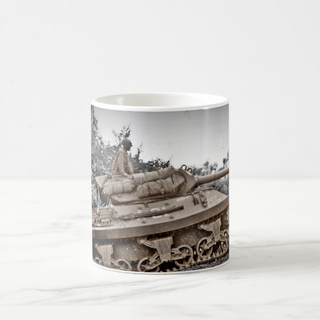 M-10-Tanken Förstörare WWII Kaffemugg (Center)