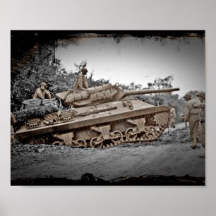 M-10-Tanken Förstörare WWII Poster