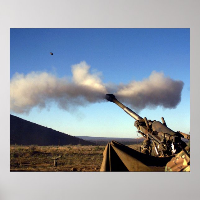M-198 Howitzer Poster (Framsidan)