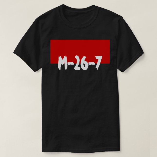 M-26-7 T SHIRT (Design framsida)