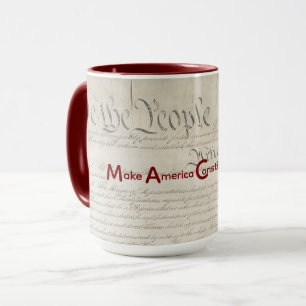 M A C A - Gör Amerika konstitutionellt igen! Mugg
