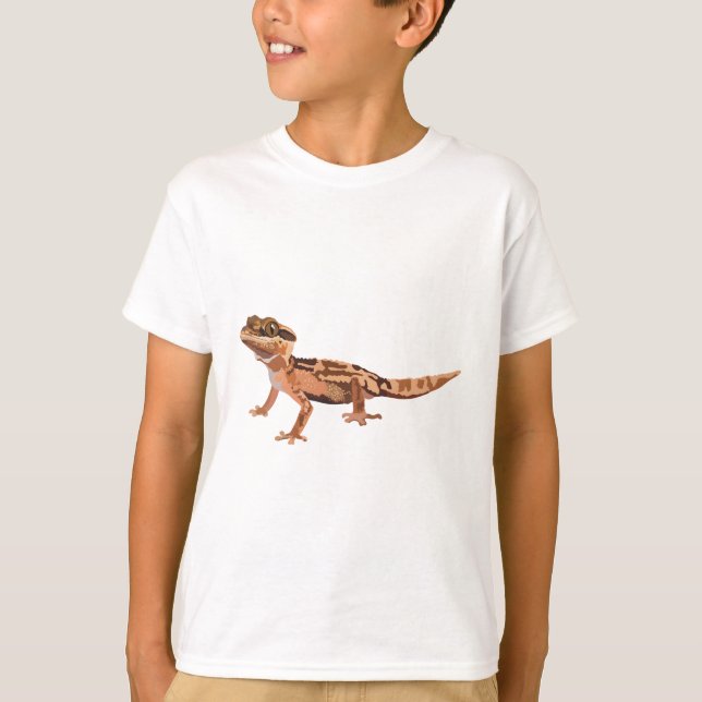 M är för Madagascar Ground Gecko T Shirt (Framsida)