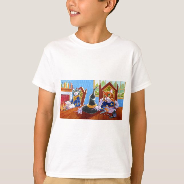 M är för Magic Cats Tee Shirt (Framsida)