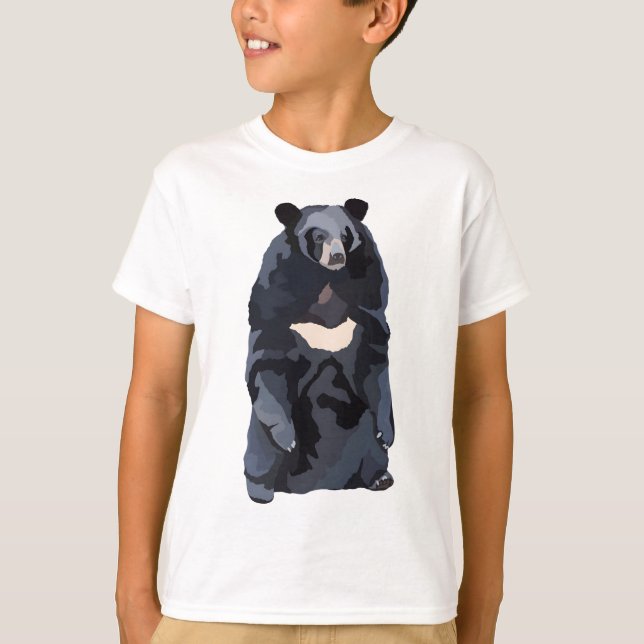 M är för Måne Bear T Shirt (Framsida)