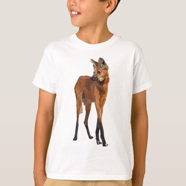 M är för Maned Varg T Shirt (Framsida)