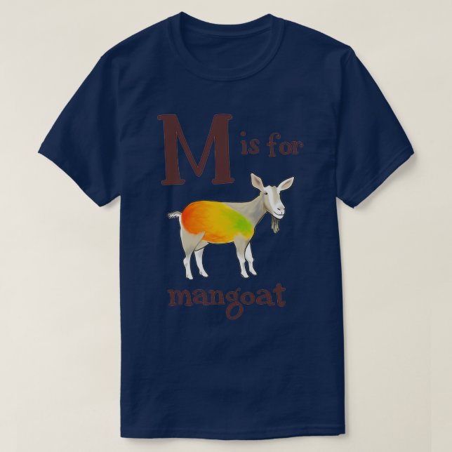 M är för manget t shirt (Design framsida)
