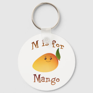 M är för mango nyckelring