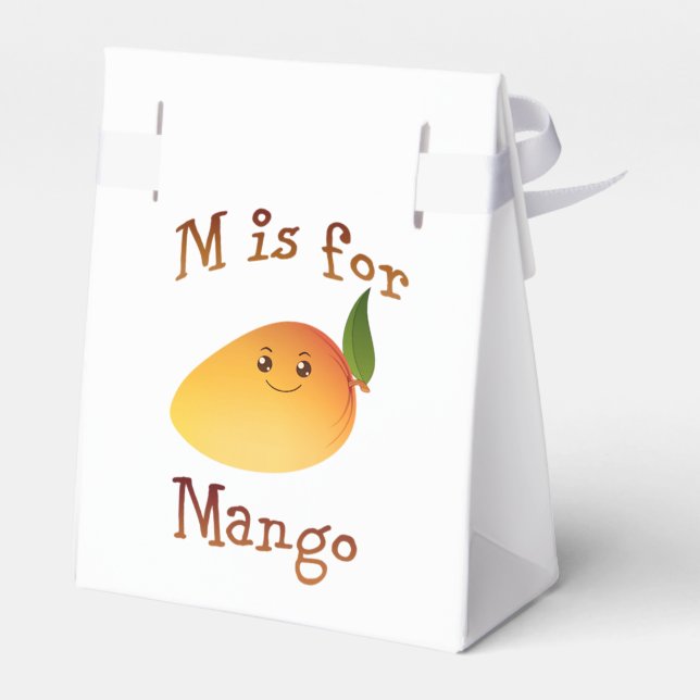 M är för Mango Presentaskar (Baksidan Sidan)