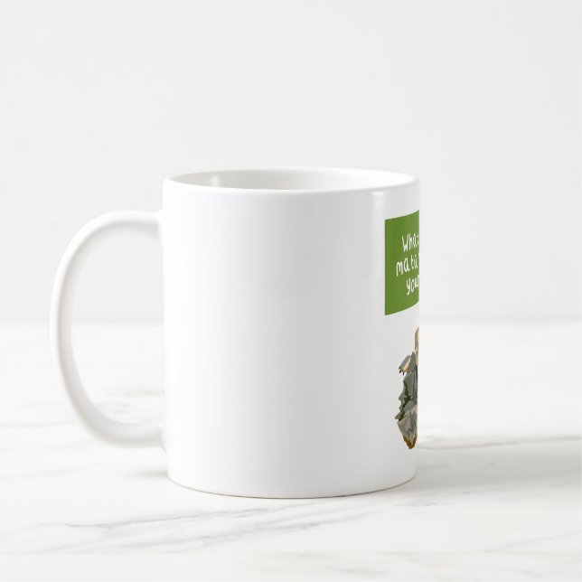 M är för Mata Mata Turtle Kaffemugg (Vänster)