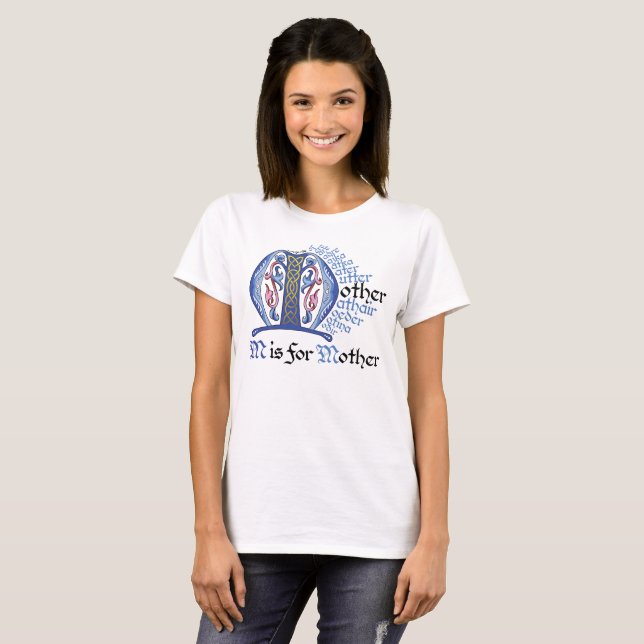 M är för Mother T-Shirt (Hel framsida)