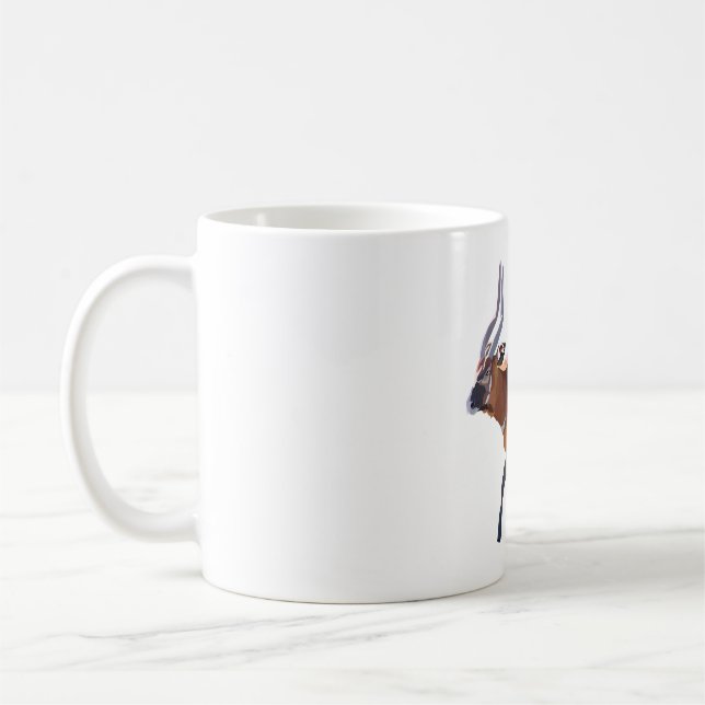 M är för Mountain Bongo Kaffemugg (Vänster)