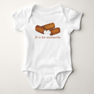 M är för Mozzarella Cheese Sticks Junk Food Foodie T-shirt