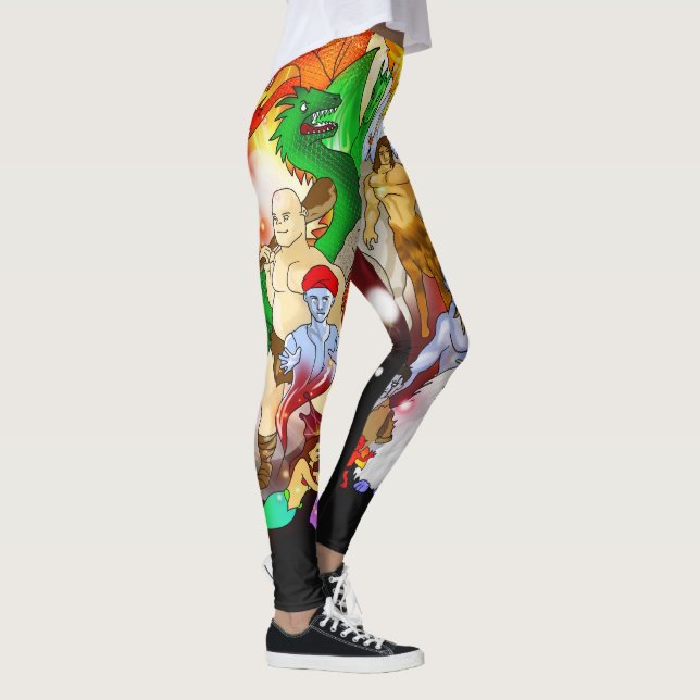 M är för mytikhaltiga bindningar leggings (Höger)