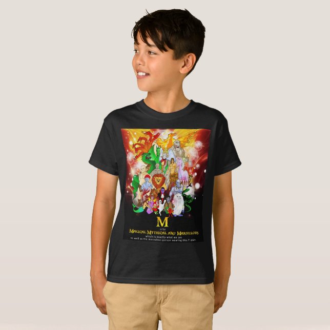 M är för underbart t shirt (Hel framsida)