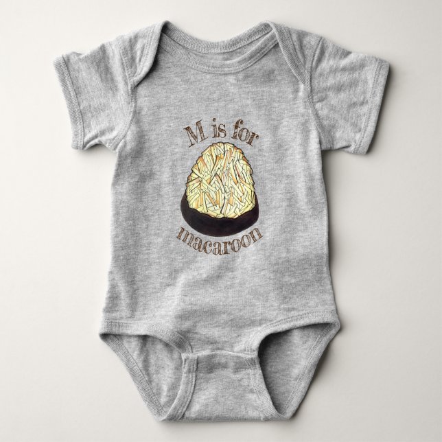 M är till Macaroon Passover Coconut Jewish Dessert T Shirt (Framsida)