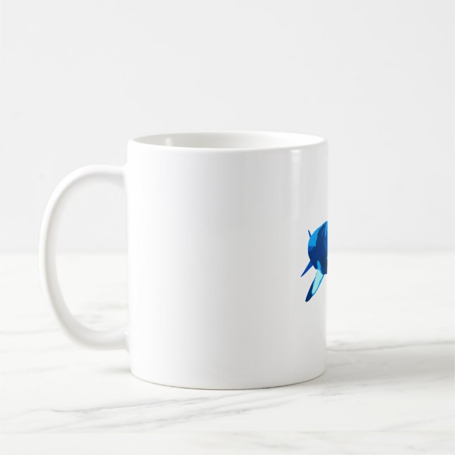 M är till Minke Whale Kaffemugg (Vänster)