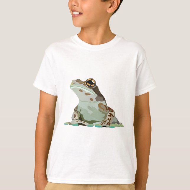 M är till Mjölk Frog T Shirt (Framsida)