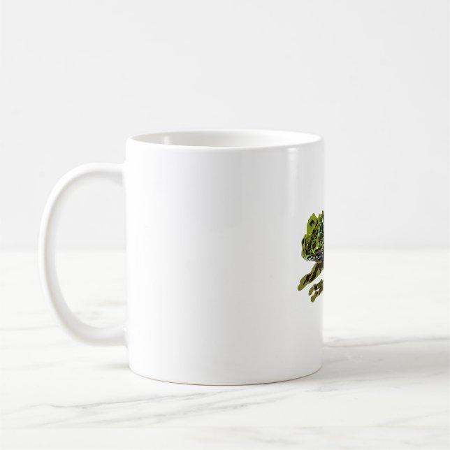 M är till Mossy Frog Kaffemugg (Vänster)