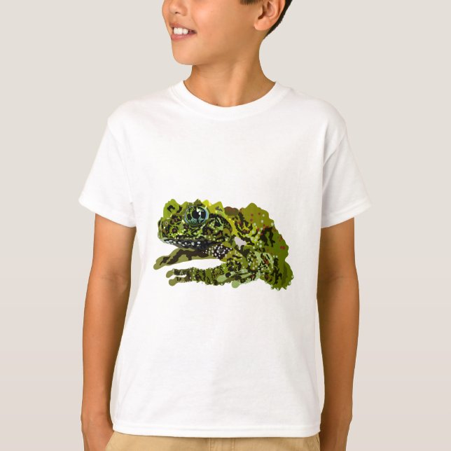 M är till Mossy Frog T Shirt (Framsida)