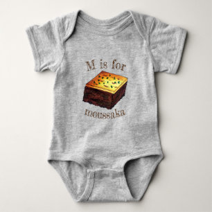 M är till Moussaka Greece Food T Shirt