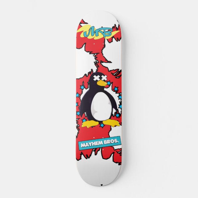 M.B. PINGVINET SKATEBOARD BRÄDA 21,5 CM (Framsida)