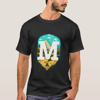 M Big Brev Mountain Camping Långärmad T Shirt
