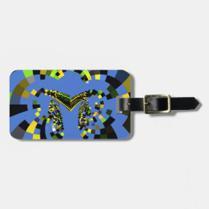 M Blue Bagagebricka