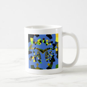 M Blue Kaffemugg
