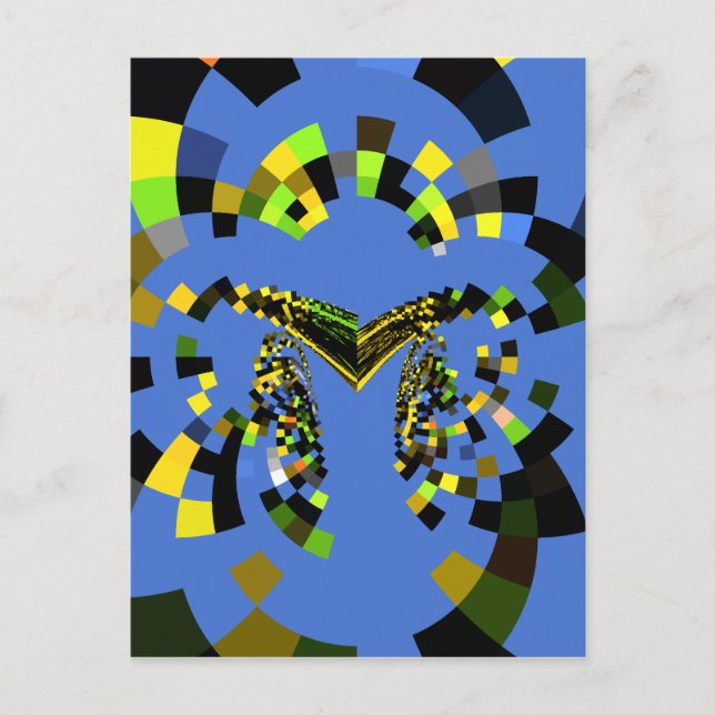 M Blue Vykort (Framsida)