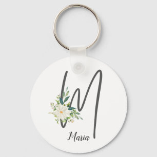 M Brev Monogram Nyckelring