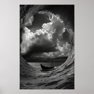 M.C. Escher-inspirerad, upprepande Frakt Poster