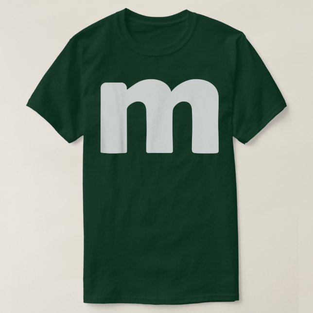 M Chocolate Candy Halloween Team Costume Funny Par T Shirt (Design framsida)