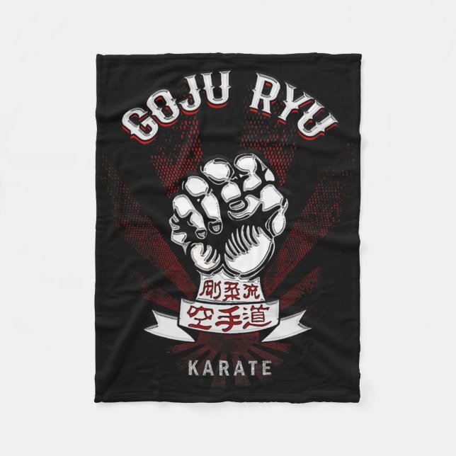 M Dam Goju Ryu Karate - Uni-vuxnor Fleecefilt (Framsidan)