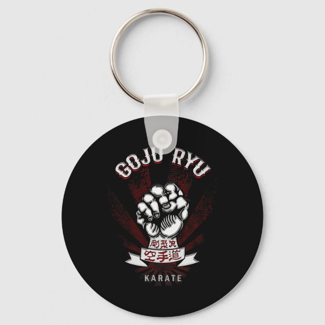 M Dam Goju Ryu Karate - Uni-vuxnor Nyckelring (Framsida)