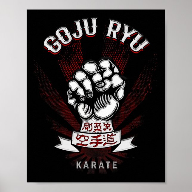 M Dam Goju Ryu Karate - Uni-vuxnor Poster (Framsidan)