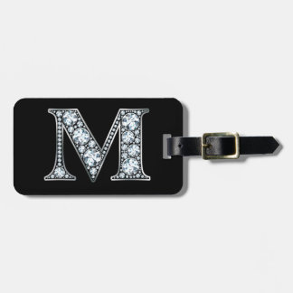 M "Diamond Bling" Luggage Tag Bagagebricka