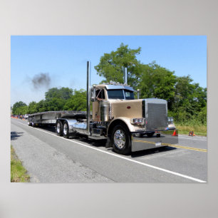 M. Fodra den Peterbilt 379 affischen Poster