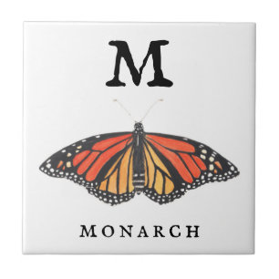 "M" för Monarch Kakelplatta