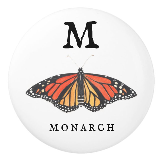 "M" för Monarch Knopp (Framsidan)