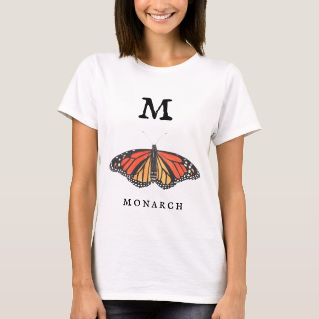 "M" för monark  T Shirt (Framsida)