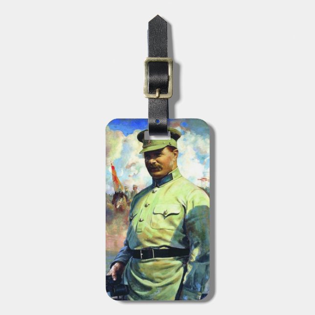 M Frunze - Sovjetarméns officer, Röda arméns grund Bagagebricka (Vertikal Framsida)
