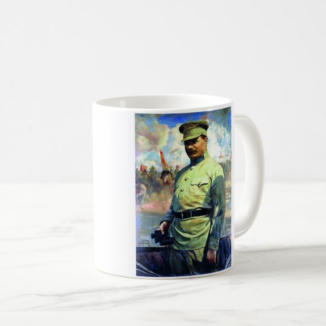 M Frunze - Sovjetarméns officer, Röda arméns grund Kaffemugg (Framsida höger)