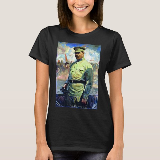 M Frunze - Sovjetarméns officer, Röda arméns grund T Shirt (Framsida)