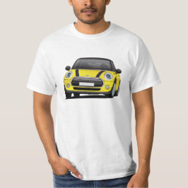 M Hatch Cooper S (F56) gult - svart T-shirt