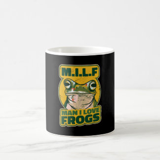 M.I.L.F Man, I kärlek grodor Kaffemugg