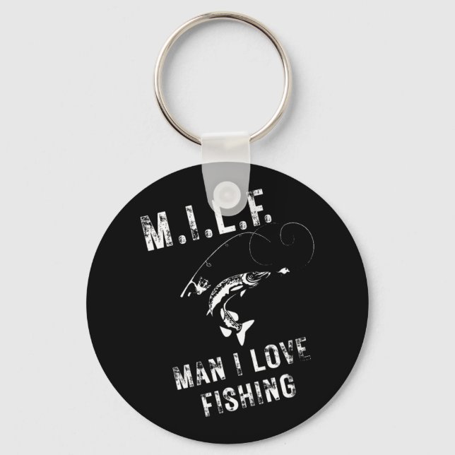 M.i.l.f. Man Kärlek Fiske  Nyckelring (Framsida)